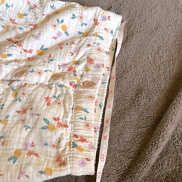 Cat & Jack Cotton Floral Midi Skirt size 7/8 kids fully lined Like New Condition - Picture 7 of 7